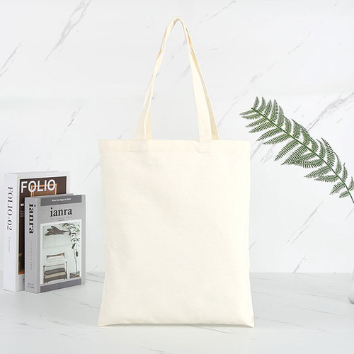 Custom Single-Shoulder Student Shopping Cotton Canvas Bag Advertising Tote