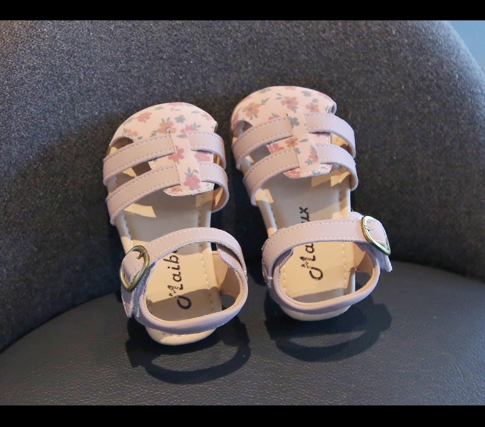 Sandales à fleurs pour bébé fille avec semelle souple_voghion.com