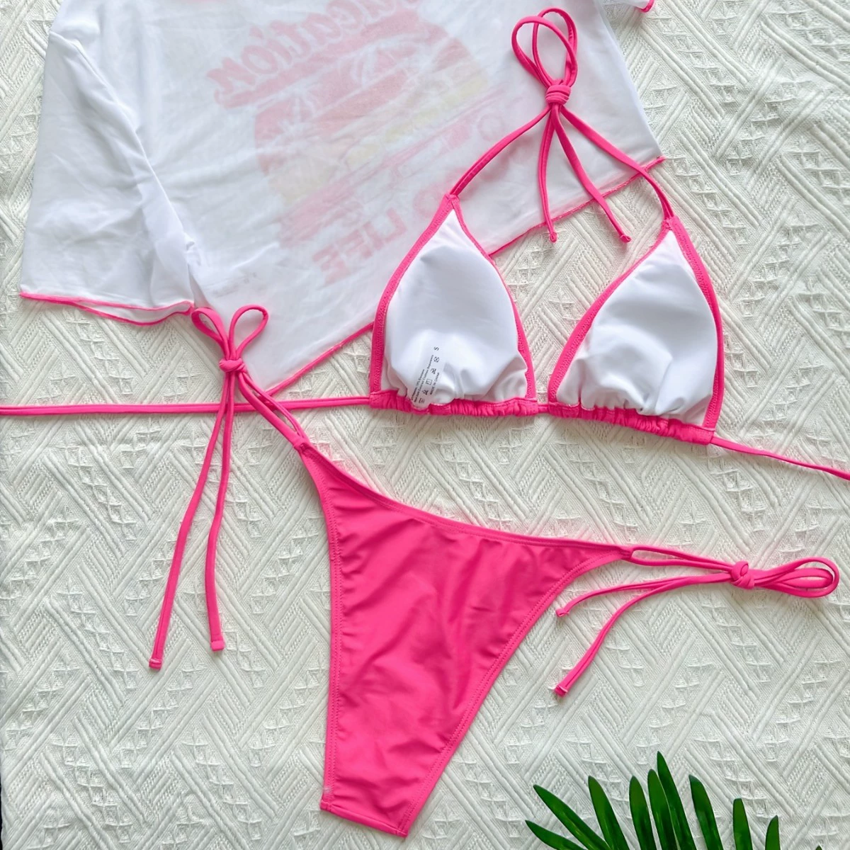 Swimwear, fitted quick dry brace, plus size, backless