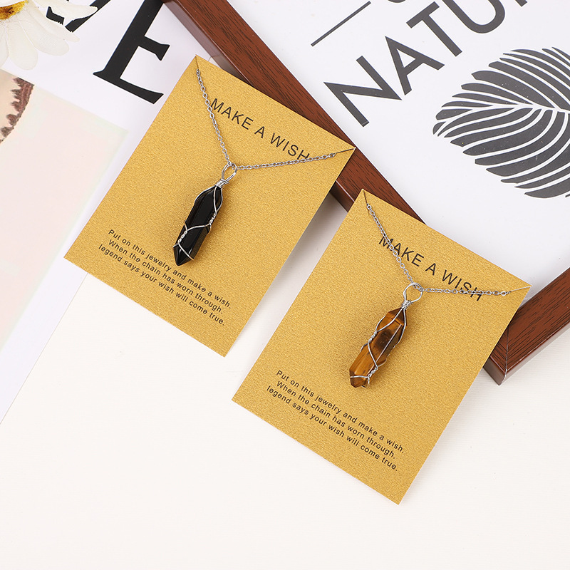 热销亚马逊牛皮纸英文项链卡纸项链手链卡片首饰展示卡纸批发