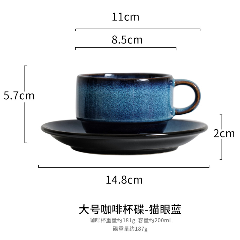Transfronterizos LICANG tazas de café de cerámica europea creativas de tazas de desayuno caseras tazas de café de oficina