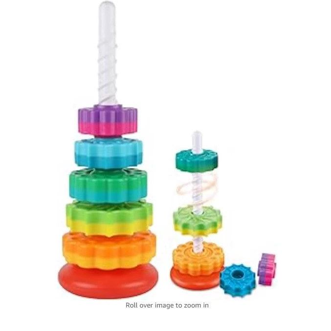 Трансграничная радуга вращающаяся башня игрушка Просвещение