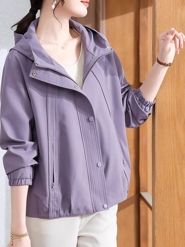 Young Mother's Coat New Autumn Style Large Size Loose Middle-Aged and Elderly Women's Fashion Casual Jacket Top