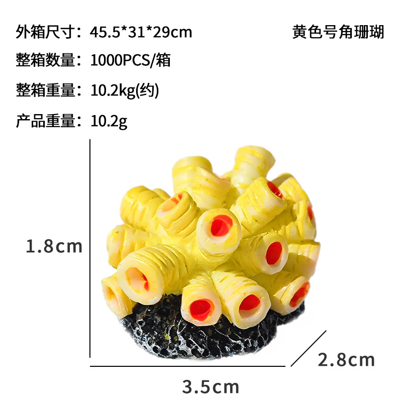 Mini acuario de coral popular, paisajismo, plantas acuáticas Little Red Book, estrellas de mar, peces y camarones, paisaje en miniatura, paquete pequeño, micropaisaje