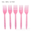 Pink fork 10pcs