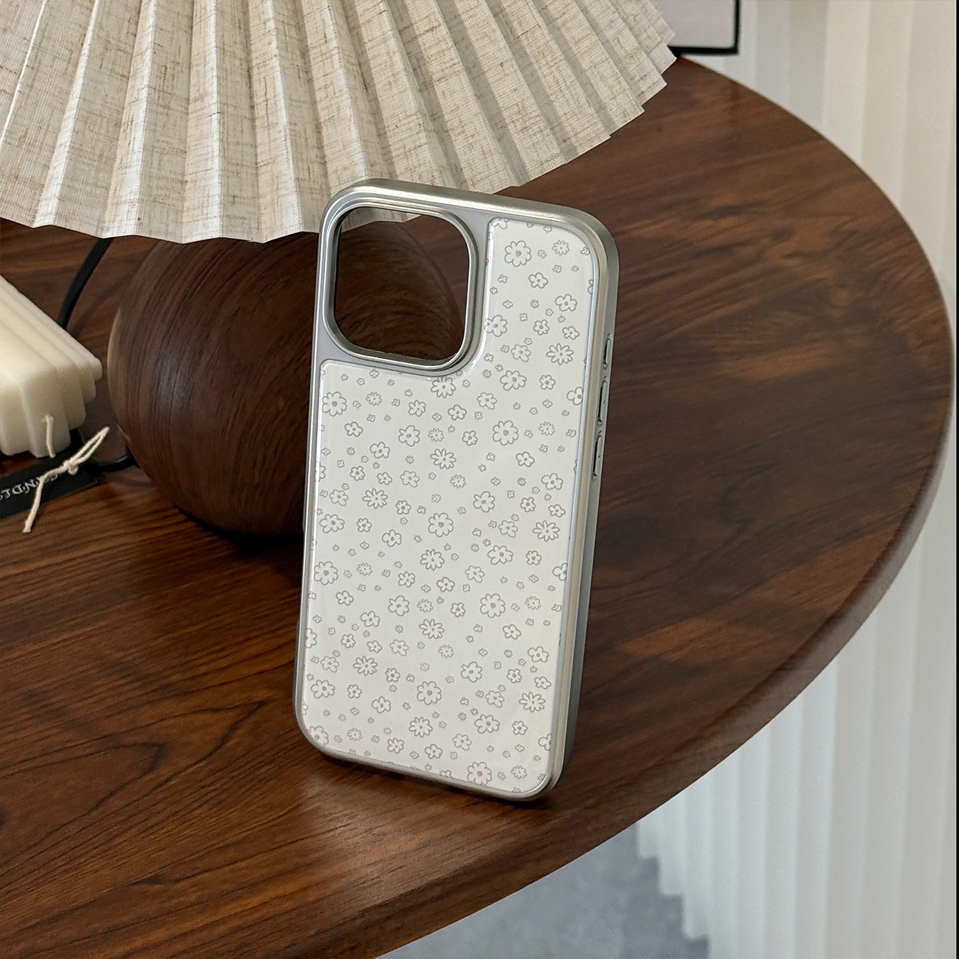 Coque de protection à motif fleurs pour iphone et huawei_voghion.com