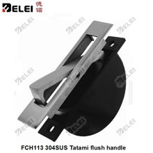 厂家供应 不锈钢家具五金隐形拉手 嵌入式拉手 暗拉手榻榻米拉环