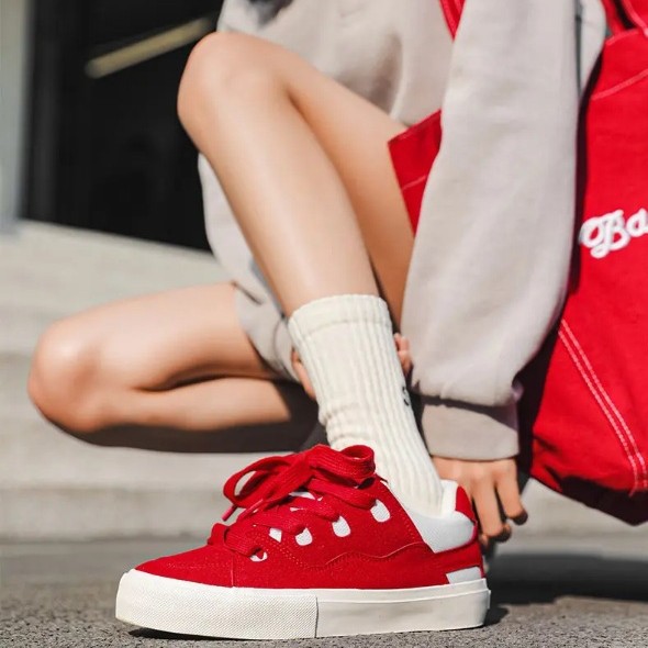 2025 spring new bread shoes men's Joker niche men's and women's lovers canvas skateboard shoes a generation of X100-1