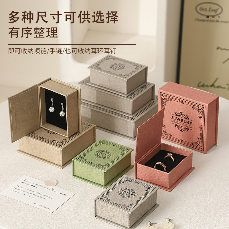 In-Stock Wholesale Magpie Bird Magnetic Book-Shaped Jewelry Box for Rings, Earrings, Necklaces, Creative Flip-Top Storage Box, Jewelry Box
