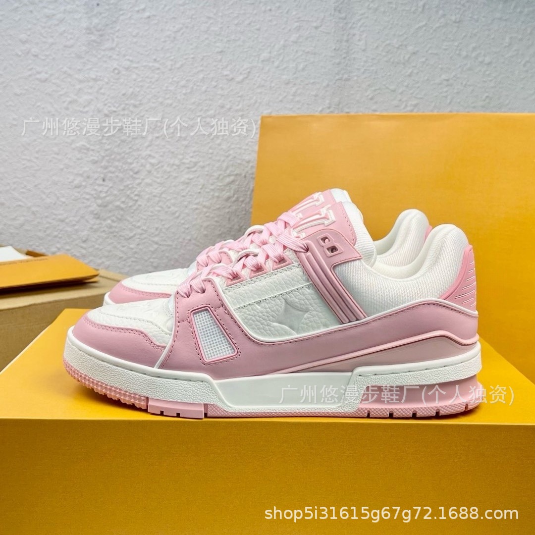 Zapatos Lujia, versión Guangzhou, zapatillas deportivas con estampado vaquero, suela gruesa, unisex, casuales, versátiles y modernas.