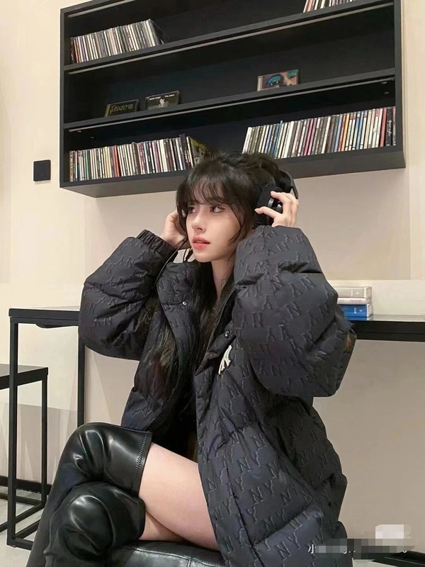 ny满印羽绒棉服外套男女宽松运动冬季新款棉衣洋基队加厚保暖棉袄|undefined
