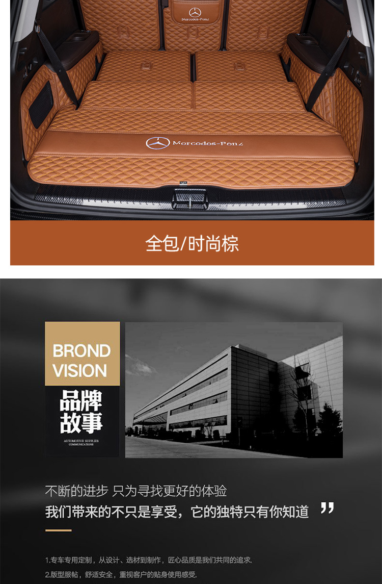 Applicable to Mercedes-Benz GLS 450/400/350d 08-2024 GL320/500 trunk mat trunk mat