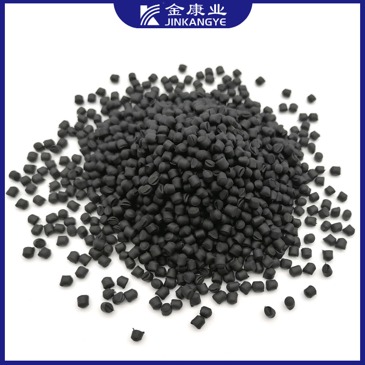pvc颗粒料软料硬度75黑色环保适合注塑或挤出
