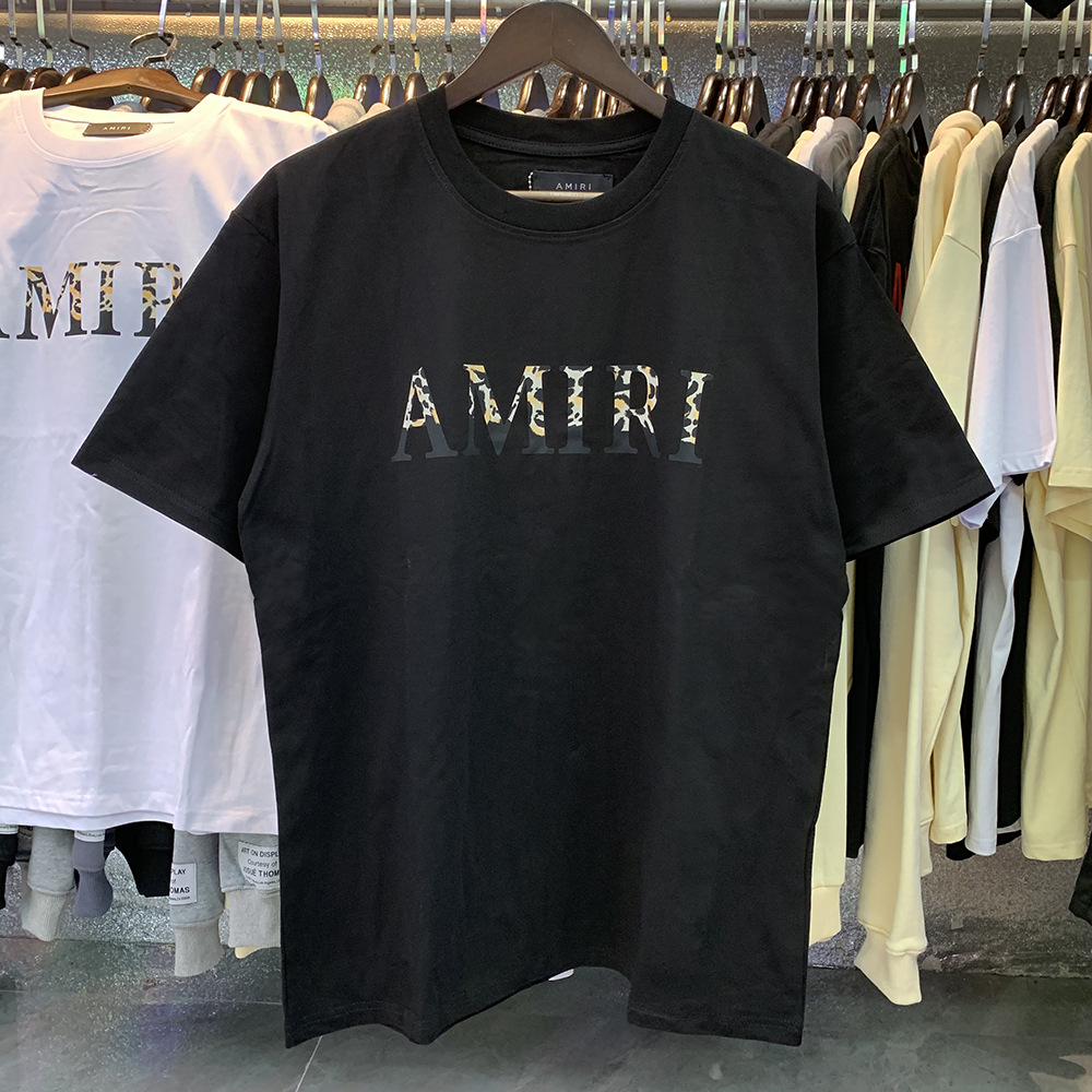 Verano nueva camiseta de manga corta impresa de letras suelta marca de moda hombre camiseta casual de media manga mujer