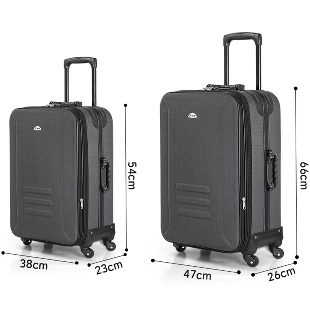 Vali vải Oxford chống nước 20 inch mở rộng chống rơi — Hộp vải cao cấp