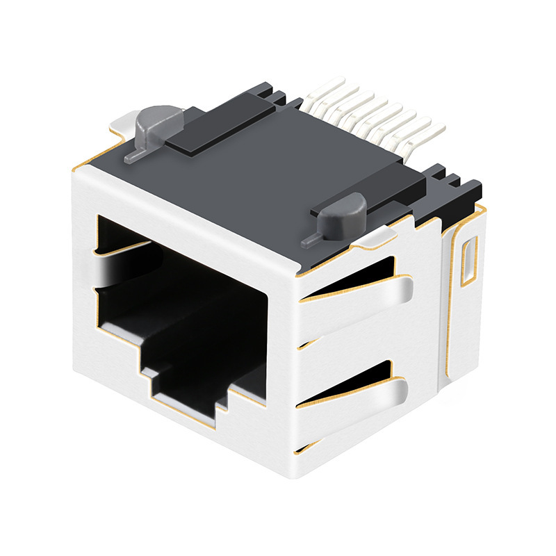 Factory direct 634008149821 cable female single RJ45 socket RJ45 female Ethernet connector