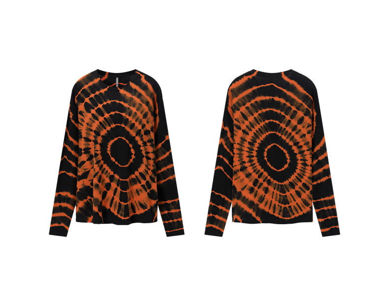 Inflation Tie-Dye Crewneck Long-Sleeve Tee