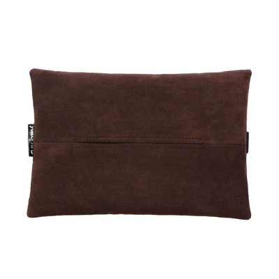 Alcantara Car Tissue Box: Car tissue box/set - 6833-coffee