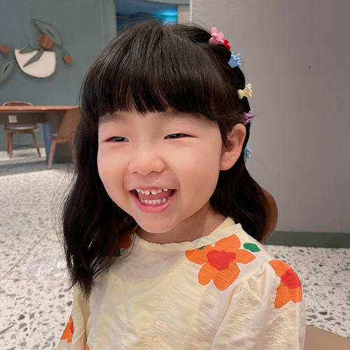 Children's small clip, mini small flower clip, children's hair clip, hair clip, bangs clip, broken hair baby hair accessories