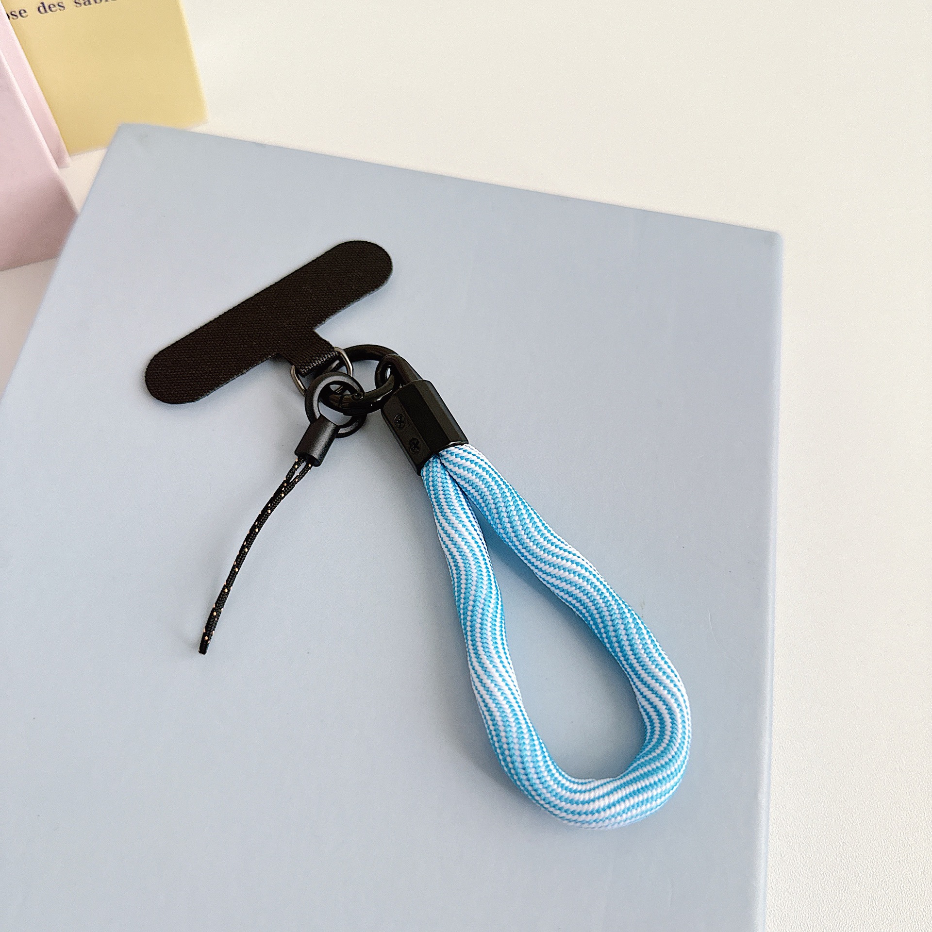 Teléfono móvil de nylon tejido corto con clip multifuncional bolso portátil colgante accesorios colgante universal