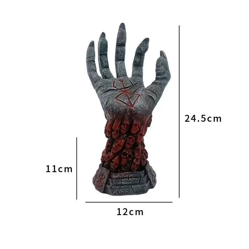 Декоративная скульптура руки (Berserk) — хоррор-аксессуар, разные цветовые варианты