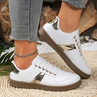 Foreign Trade Fashion Retro Trendy Moral Training Shoes 2025 Spring and Summer New Lightweight Simple Low-Top Casual Versatile Women's Shoes