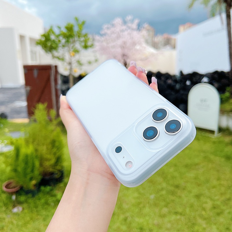 肤感磨砂苹果17promax手机壳简约 iPhone16/15半透14防摔13保护套|undefined