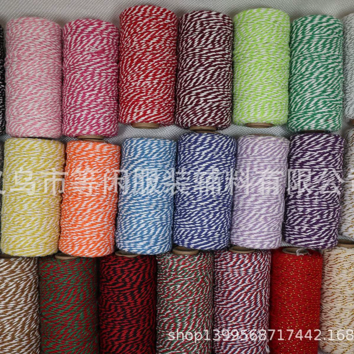 2 мм черно-белая двухцветная хлопковая веревка бирка пакет нить Zongzi Краб хлопковая веревка красная и белая Zongzi две нити цветной хлопковой нити