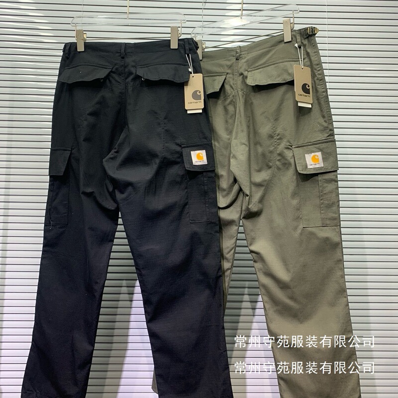 Carharrt Washed Distressed Cargo Pants B01 Double Knee Versatile Logging Pants Vintage Wholesale
