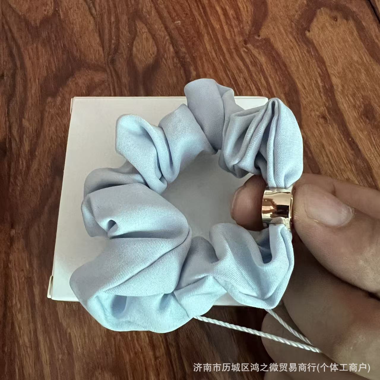 Lu's Chanel-Style Women's Logo Hair Tie, Yoga Sporty Ponytail Hair Rope, Fresh, Sweet, Simple, High Elasticity