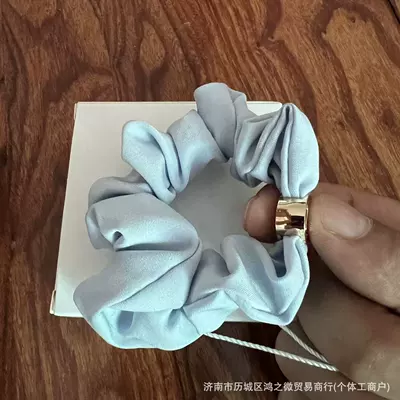 Saç üçün rezinlər | Ponytail Hair Rope, Fresh - light-blue