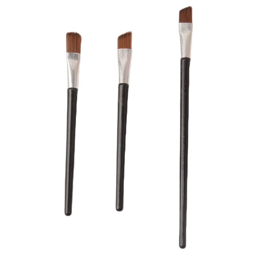 Makeup Brush Set, 11-Piece Multi-Tool Kit, aluminum ferrule, assorted eye & lip tips