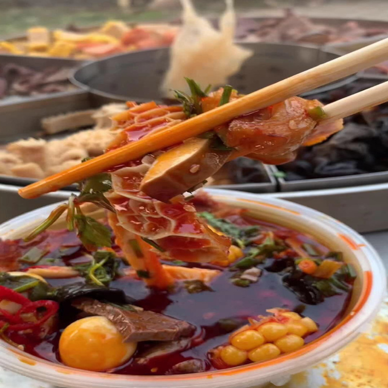 牛杂车燃气摆摊牛杂锅推车喷泉锅摆摊设备牛杂车 60型