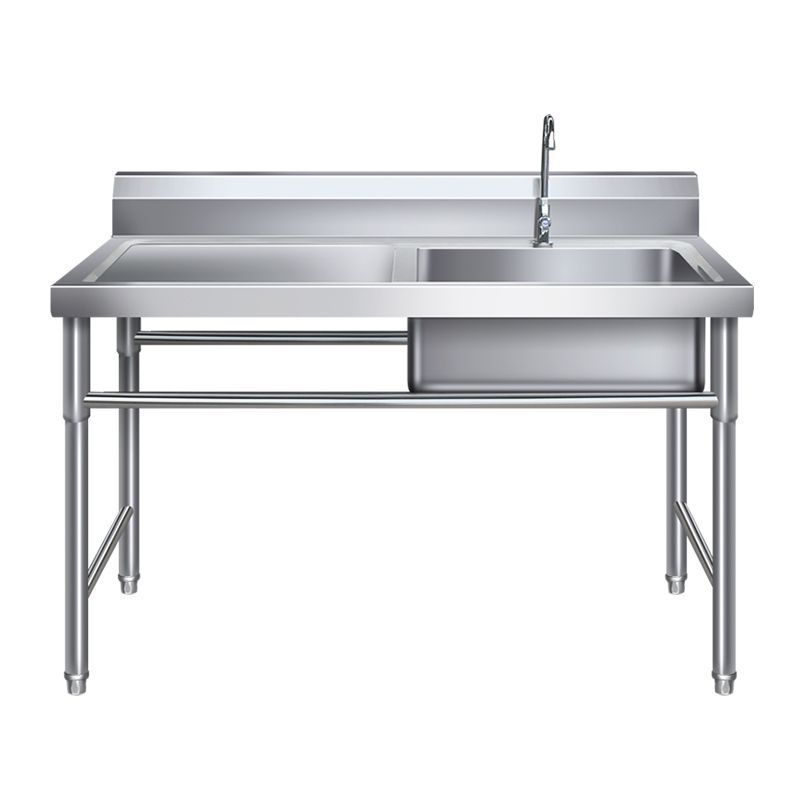 304 acero inoxidable lavabo comercial lavabo de cocina lavabo de lavandería lavabo de platos lavabo de manos image 6