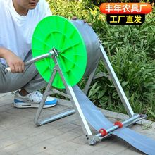 新款水带神器卷收器农用灌溉水管收放卷收盘机器折叠百米卷管架子