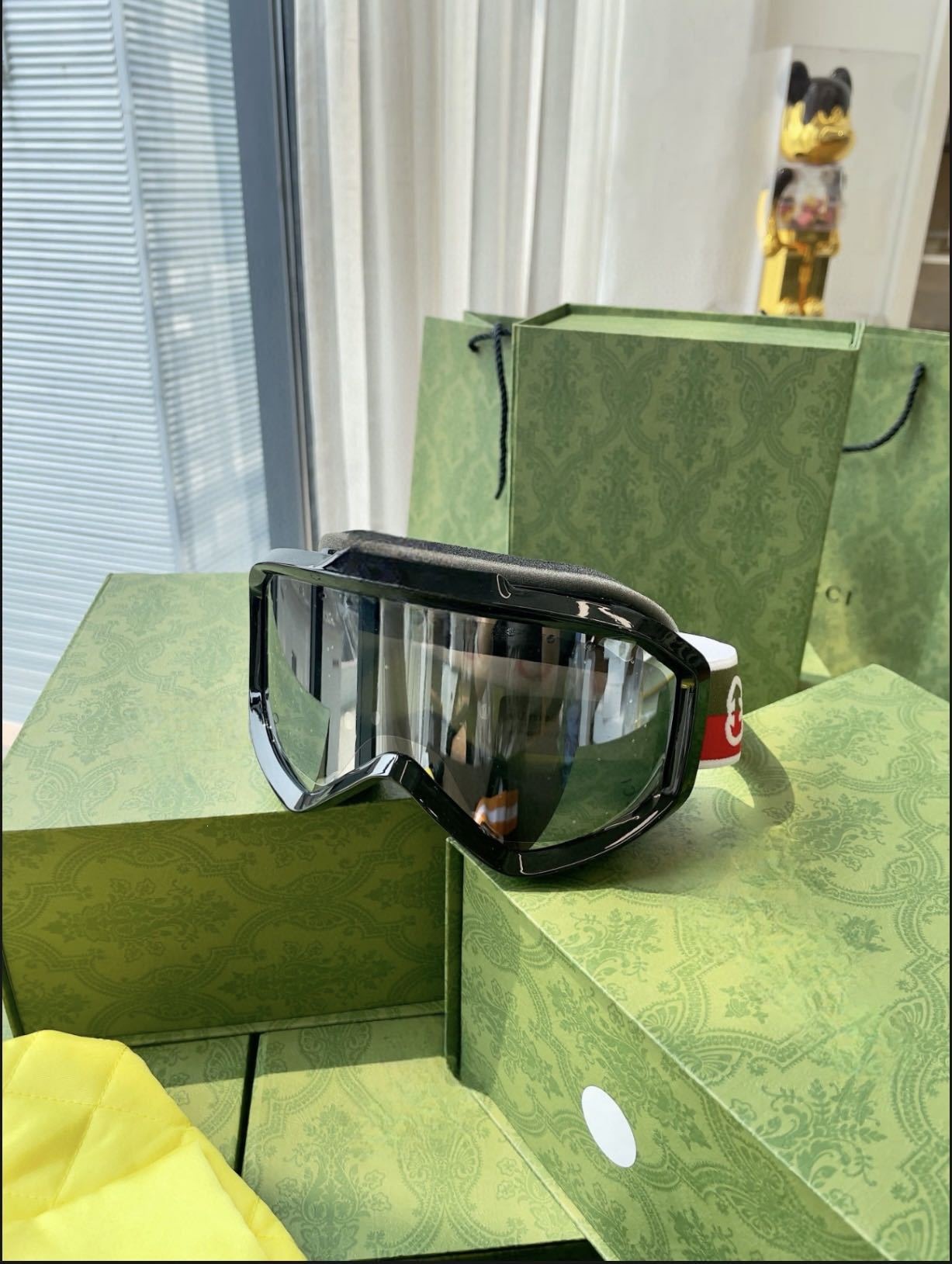 Gucci Ski Goggles Black
