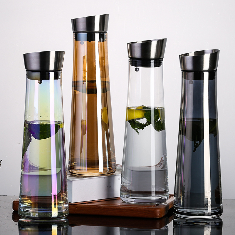 Glass explosion-proof teapot stainless steel for home use