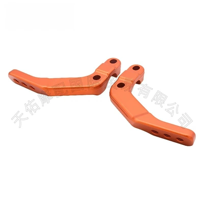 clamp, Motorcycle frame - orange
