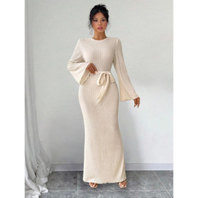 K 74577 Flared sleeve maxi dress ���������ϵ����ȹ�羳