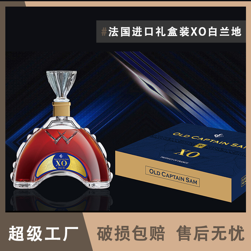 Treasure Edition Gift Giving Foreign Wine France Imported XO Brandy 700ML Gift Boxed Nightclub 40% vol Spirits Wine