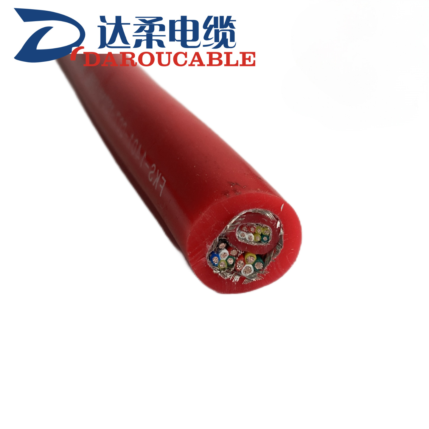 达柔阻燃耐火耐高温铁氟龙铜带钢带钢丝屏蔽电缆耐油耐腐蚀耐酸碱