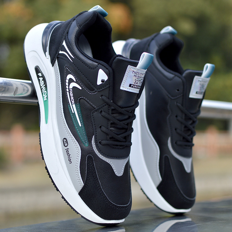 Férfi tavaszi-nyári új sport, vízálló, csúszásgátló futócipő, divatos és sokoldalú apuka cipő_voghion.com