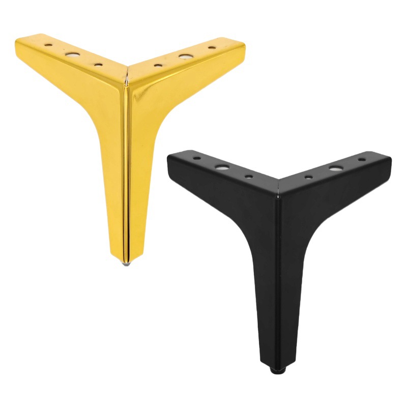 Tres-tenedor pie TV gabinete pierna mesa de café pierna muebles hardware pierna soporte de metal simple sofá pierna transfronteriza al por mayor