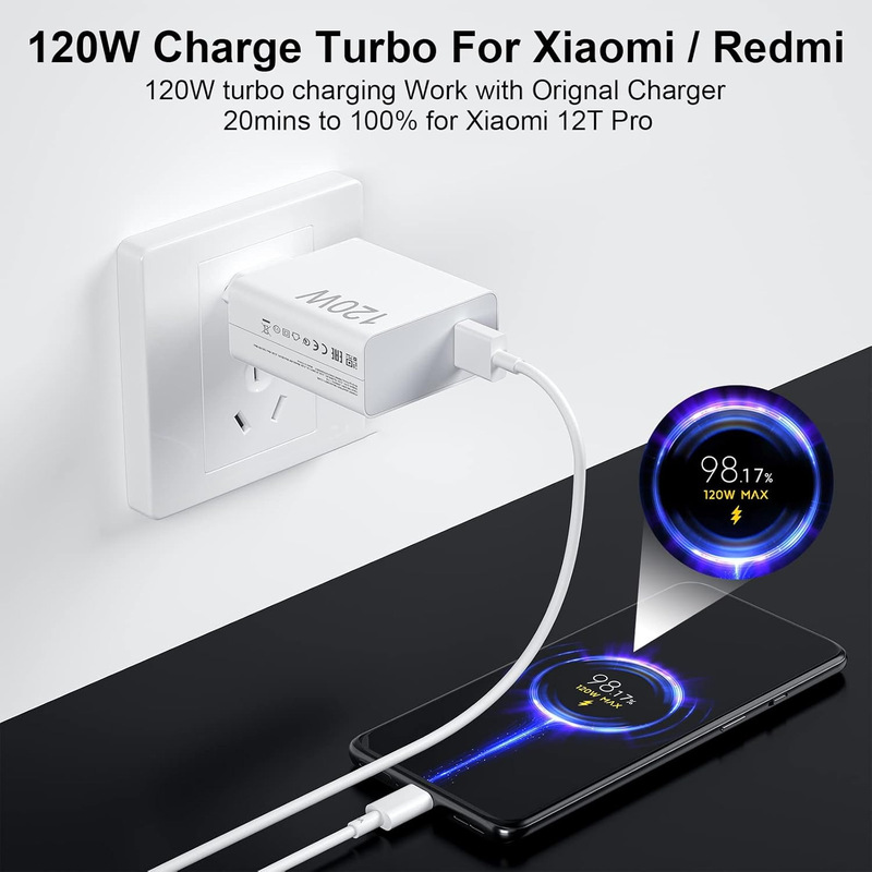 Xiaomi 120W充電器純正クロスボーダー欧州規格急速充電器USBモバイル急速充電セットゴールドスタンダード対応|undefined
