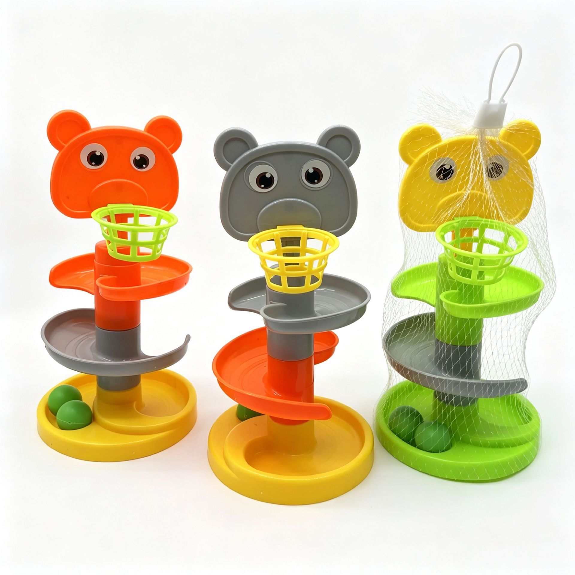 Juguetes infantiles orbita giratoria dibujos animados baloncesto juguetes de beneficio juegos de mesa para bebés de pico y pico