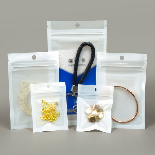 Factory direct sales color mobile phone case data cable jewelry packaging bag plastic transparent seal bag disposable ziplock bag