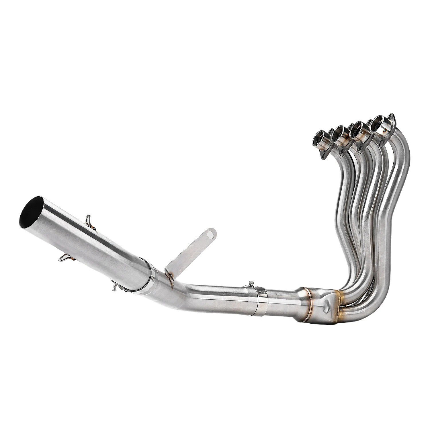Suitable for Kove 450Rr 23-25 Motorcycle Exhaust Pipe Front Section Stainless Steel Exhaust Connection to Original Factory Port