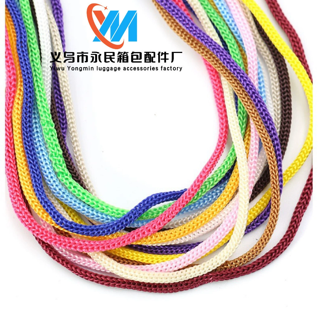 Производитель черно-белых и цветных полипропиленовых веревок, ручной работы, полипропиленовых сумок на завязках, шнурков для брюк, крючком связанных полипропиленовых веревок в наличии