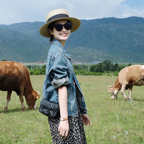 Women's Jeans Jacket 2025 Trendy Spring Retro Medium Length with Skirt French Unique Lazy Style