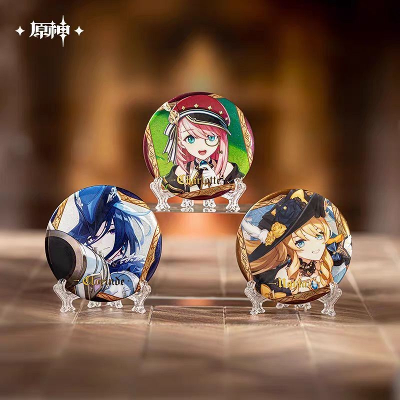 正版官谷 致终幕的欢宴系列徽章盲盒收藏卡盲盒芙宁娜阿蕾奇诺|undefined